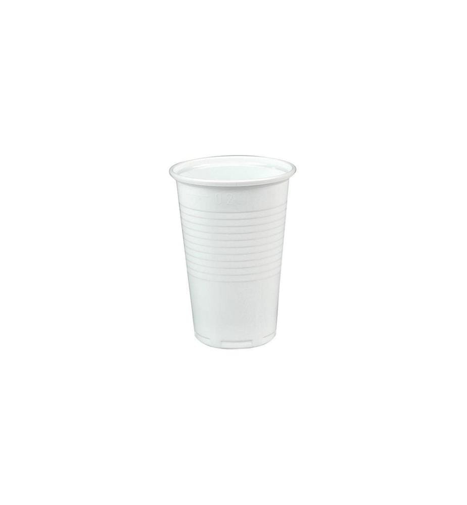 Papstar Gobelets jetables gobelets blancs PP 2 dl 100 pièces