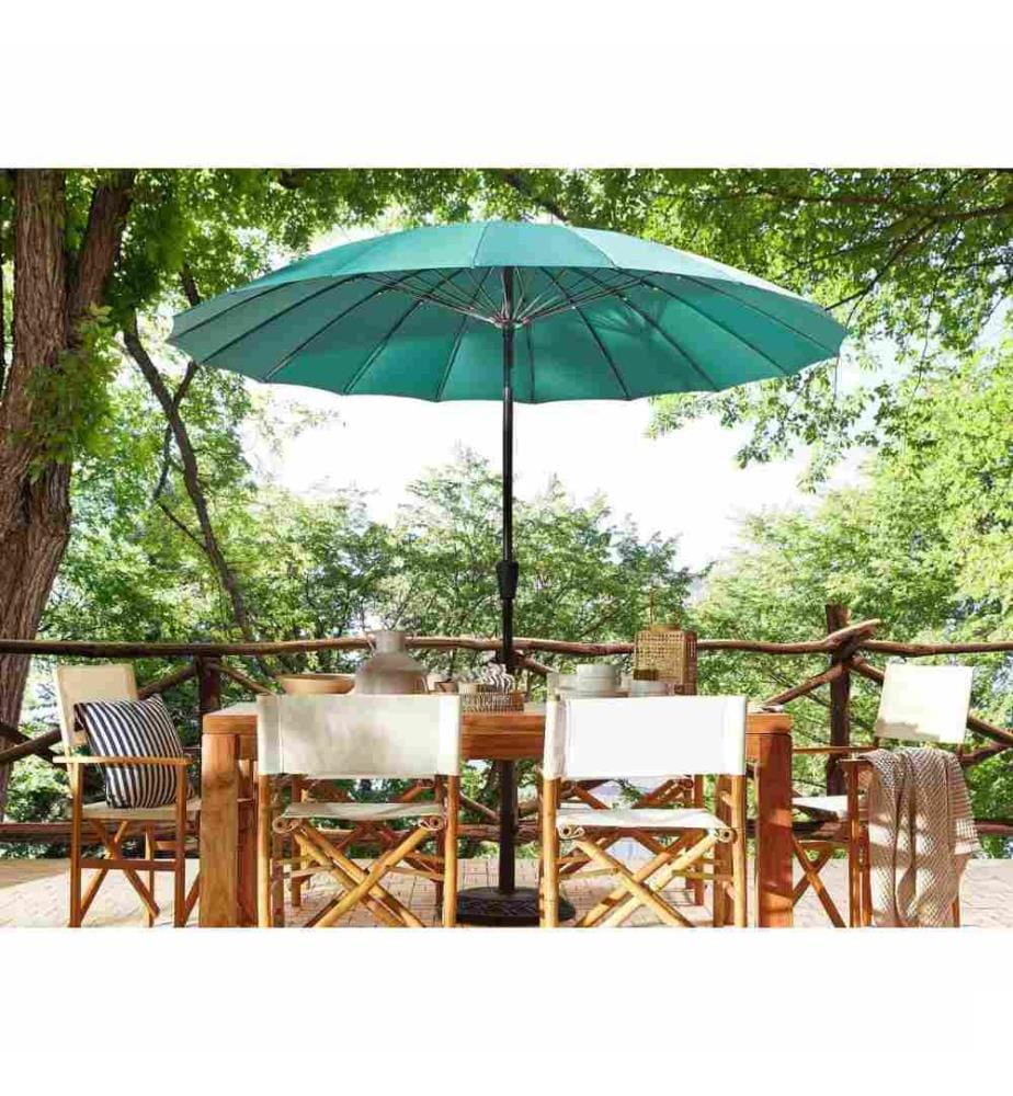 Parasol de jardin 255 cm BAIA Vert émeraude