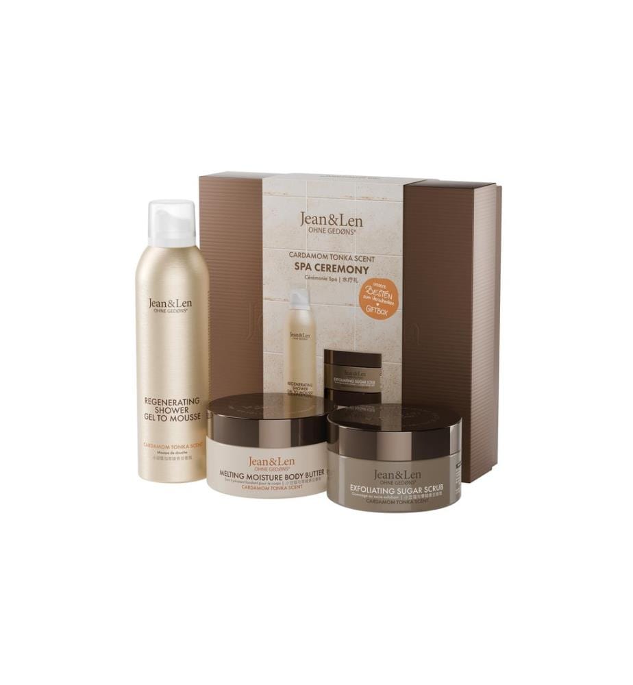 Jean & Len - Coffret cadeau Spa Ceremony Cardamom and Tonka Set M