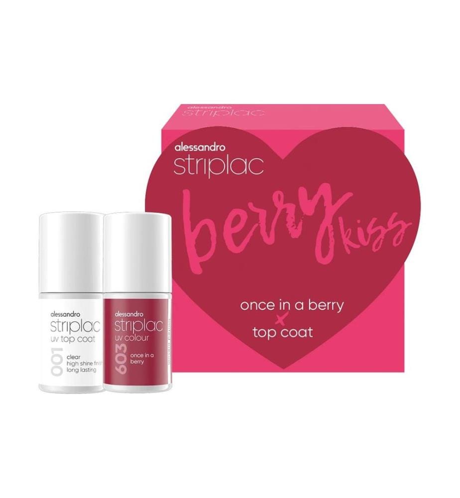 alessandro - Coffret cadeau Striplac UV Set Berry Kiss
