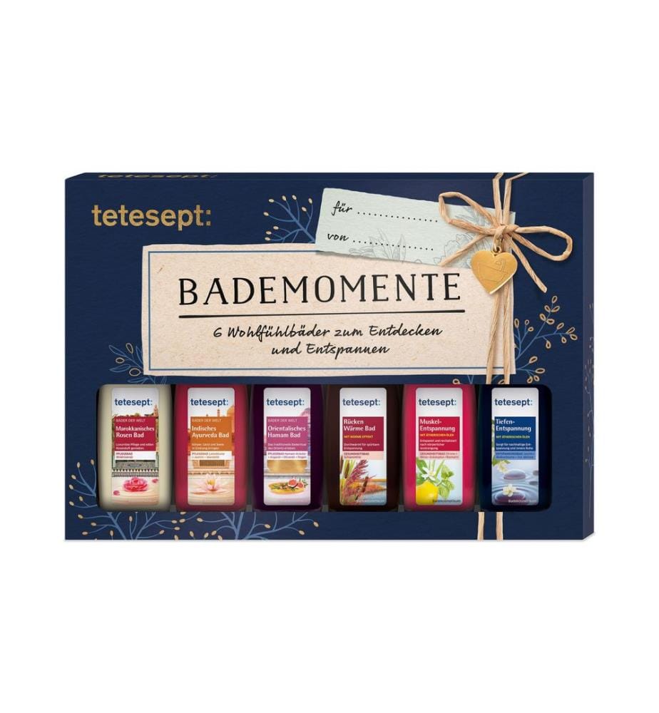 tetesept - Coffret cadeau Moments de baignade 6 pièces