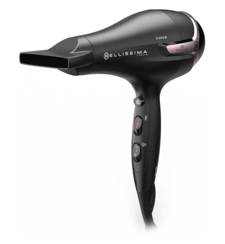 Sèche-cheveux, Bellissima, 2300 W, 3 niveaux de température, 2 vitesses BEL-LXIO-11878 - Noir