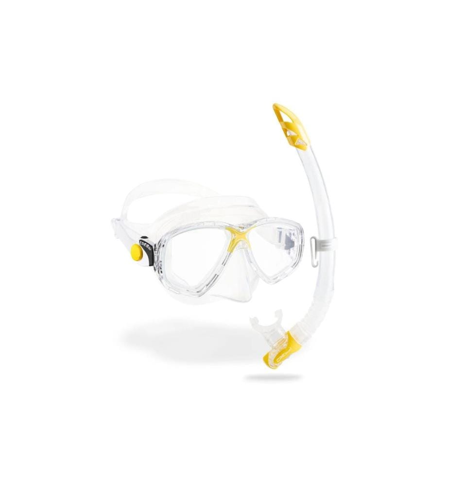 CRESSI - Marea + Gamma Snorkel Combo Clair/Jaune