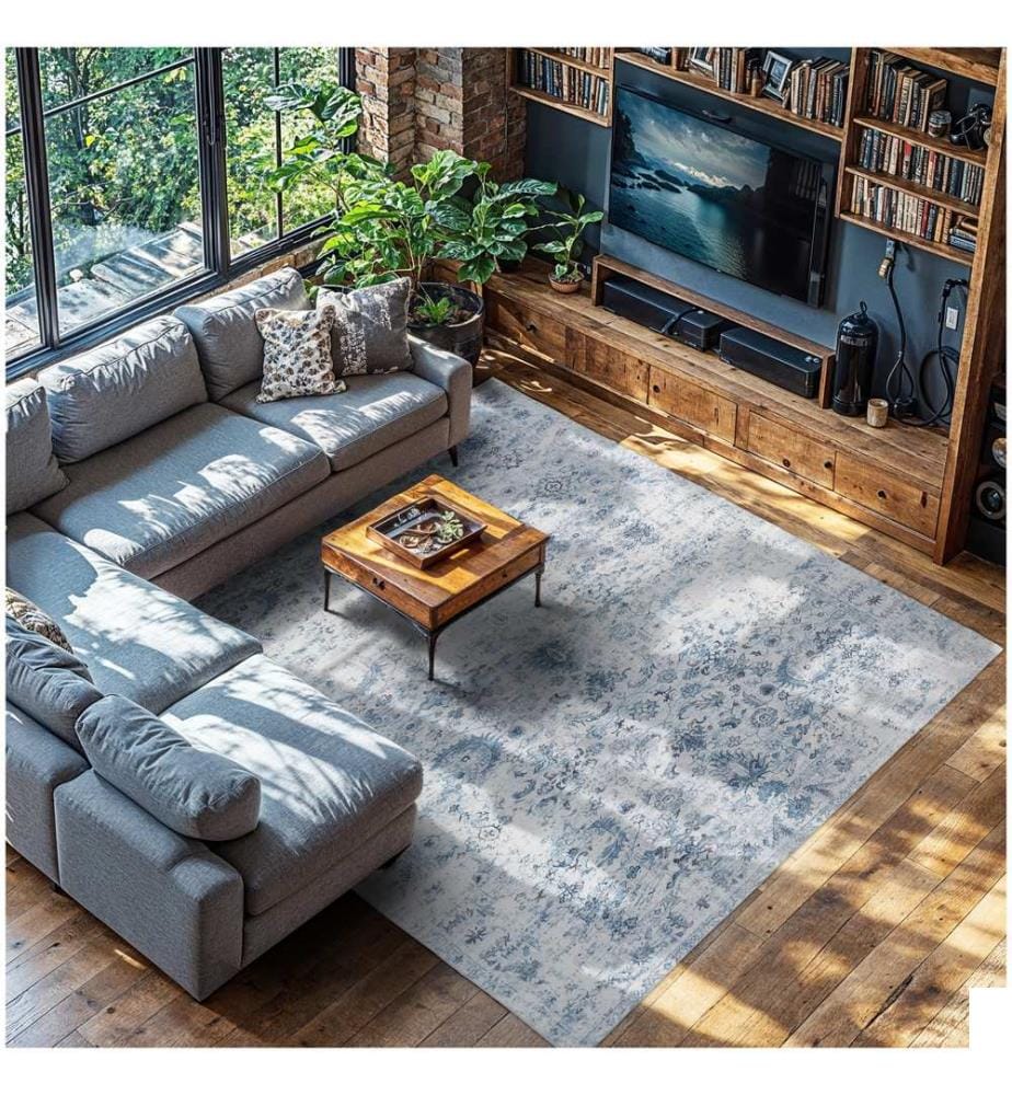 Tapis design vintage AMARA à poils courts - 240 x 340 cm