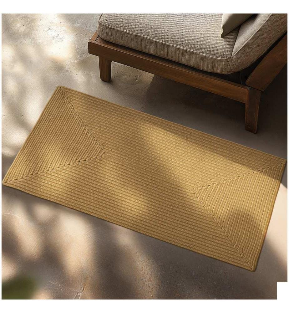 Tapis tressé RAYA en aspect jute - 60 x 90 cm