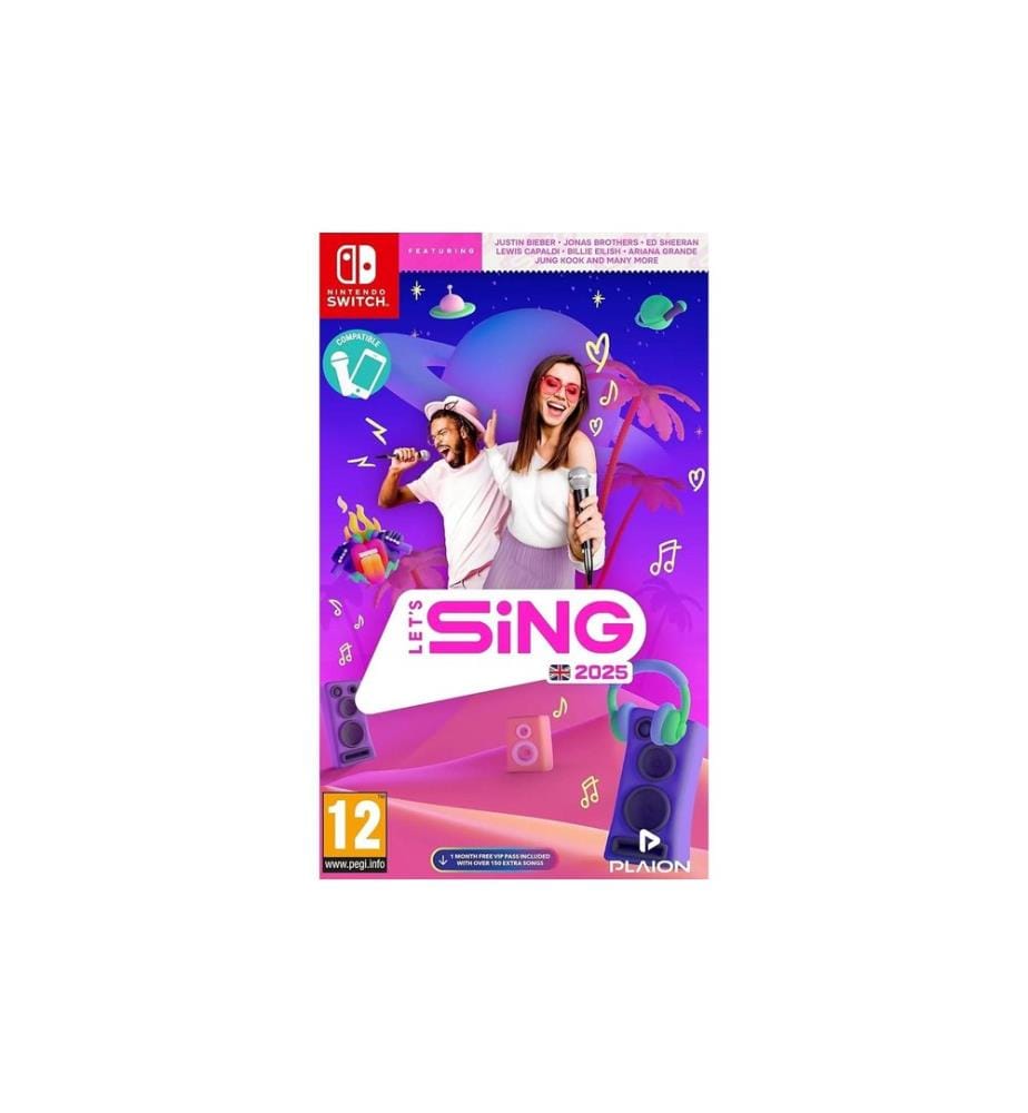 GAME Let's Sing 2025 Version Internationale (Boîte)
