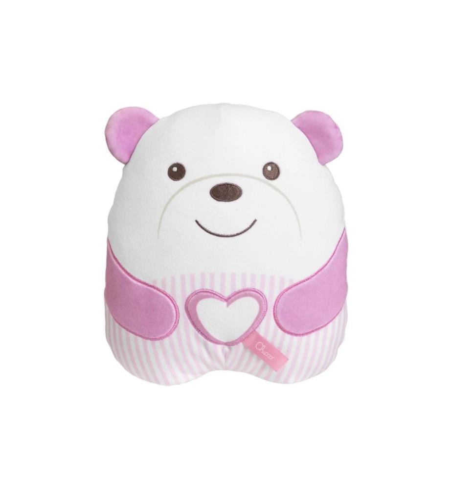 CHICCO - Peluche musicale Ours en peluche rose