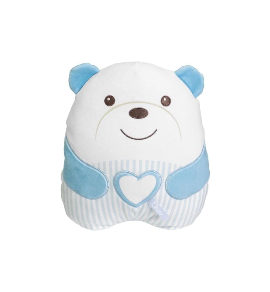 CHICCO - Peluche musicale Ours en peluche bleu