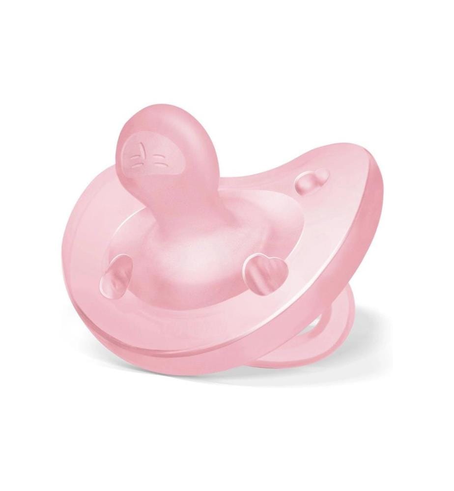 Chicco Sucette Physioforma Soft 6-16M, rose