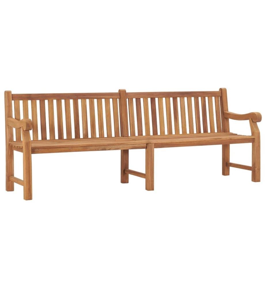Banc de jardin 228 cm bois de teck solide