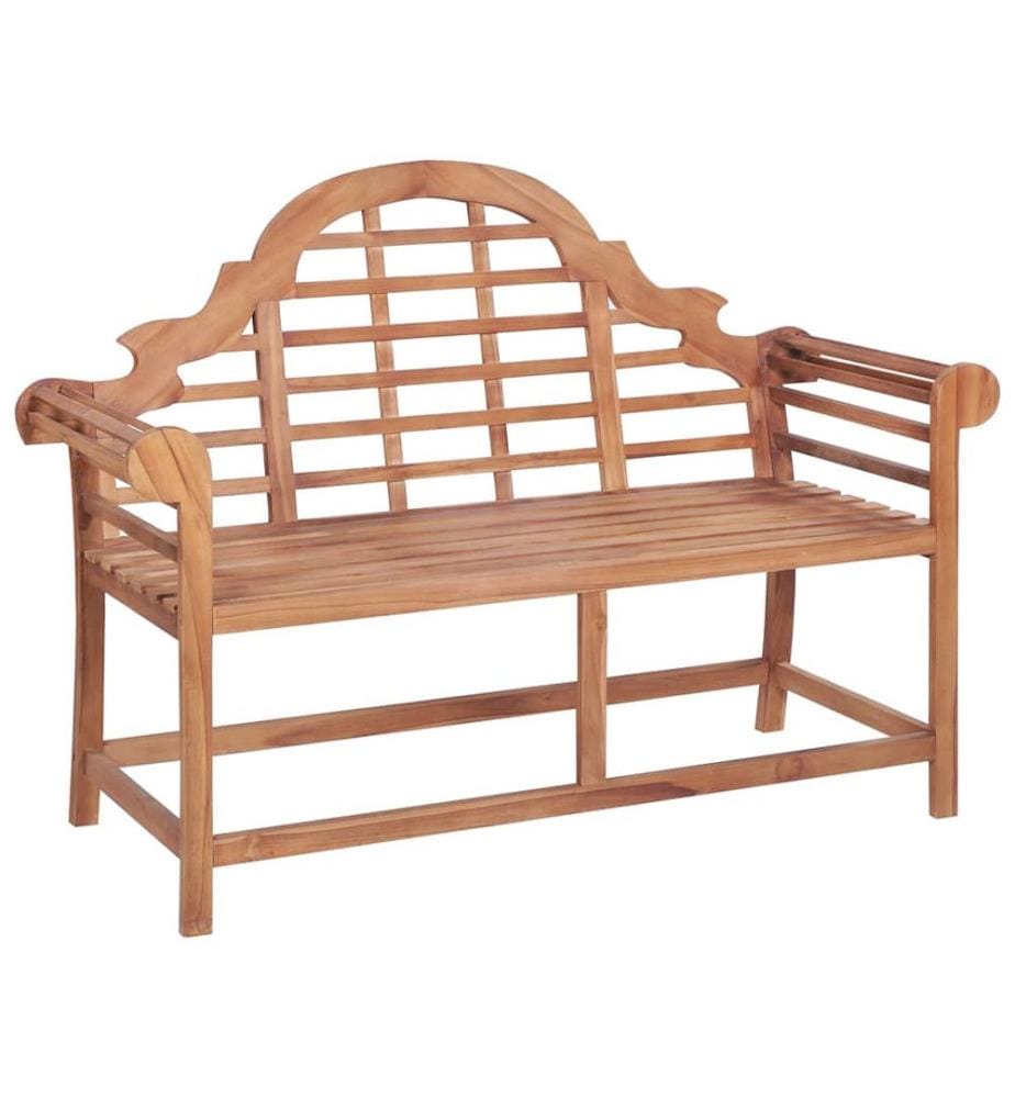 Banc de jardin 127x58,5x92,5 cm Bois massif de teck