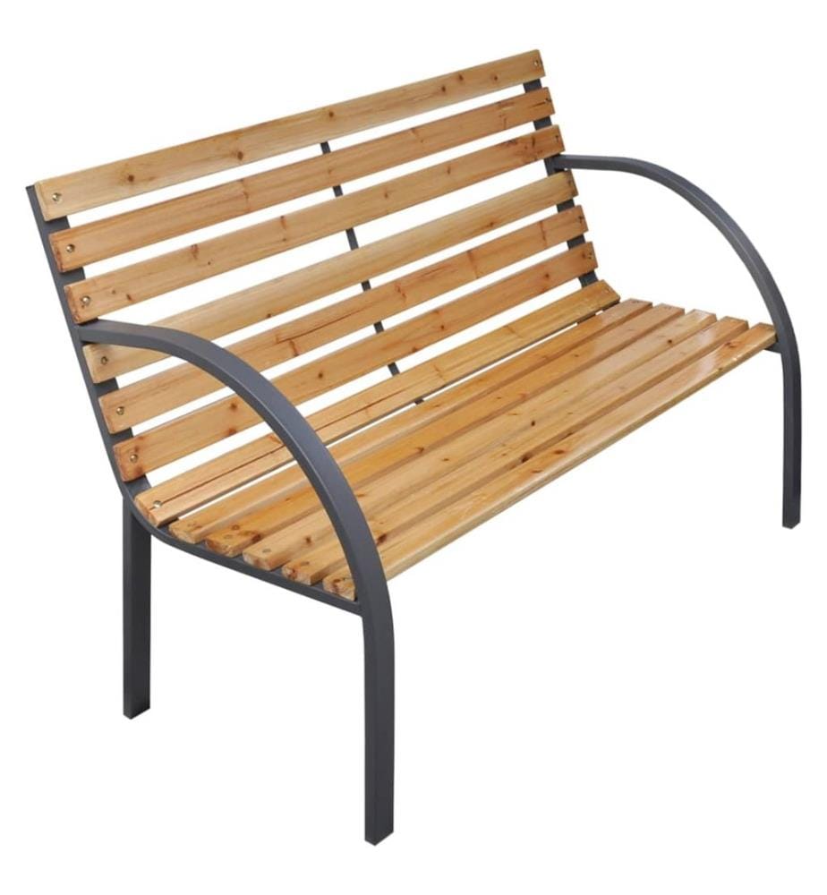 Banc de jardin 112 cm Bois de sapin massif