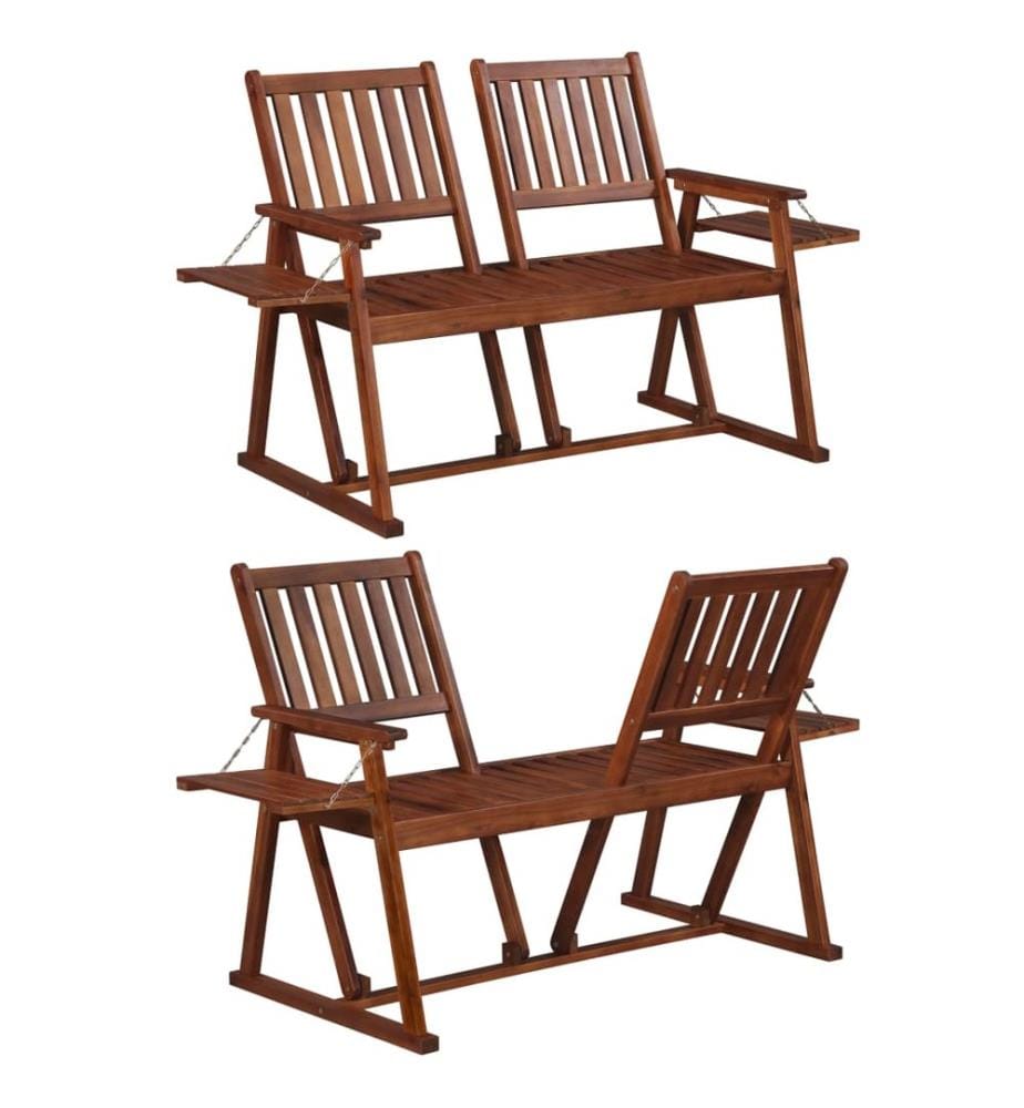 Banc de jardin 165 cm Bois d'acacia solide