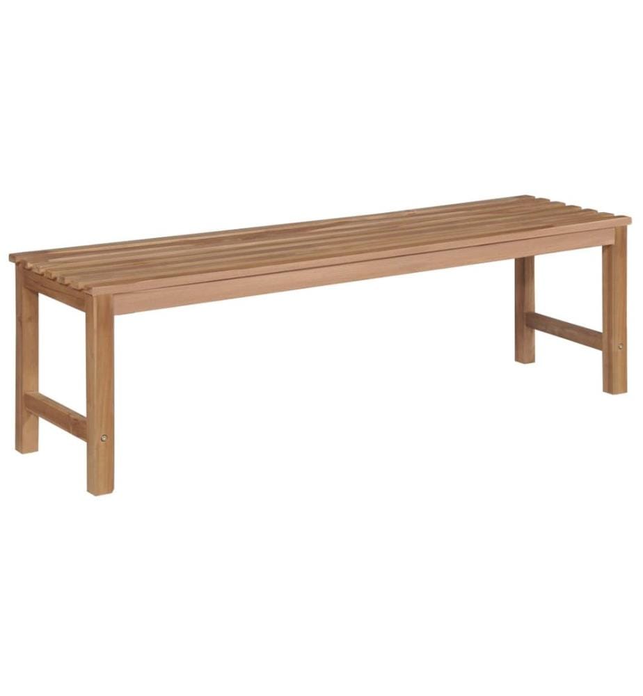 Banc de jardin 150 cm Teck solide