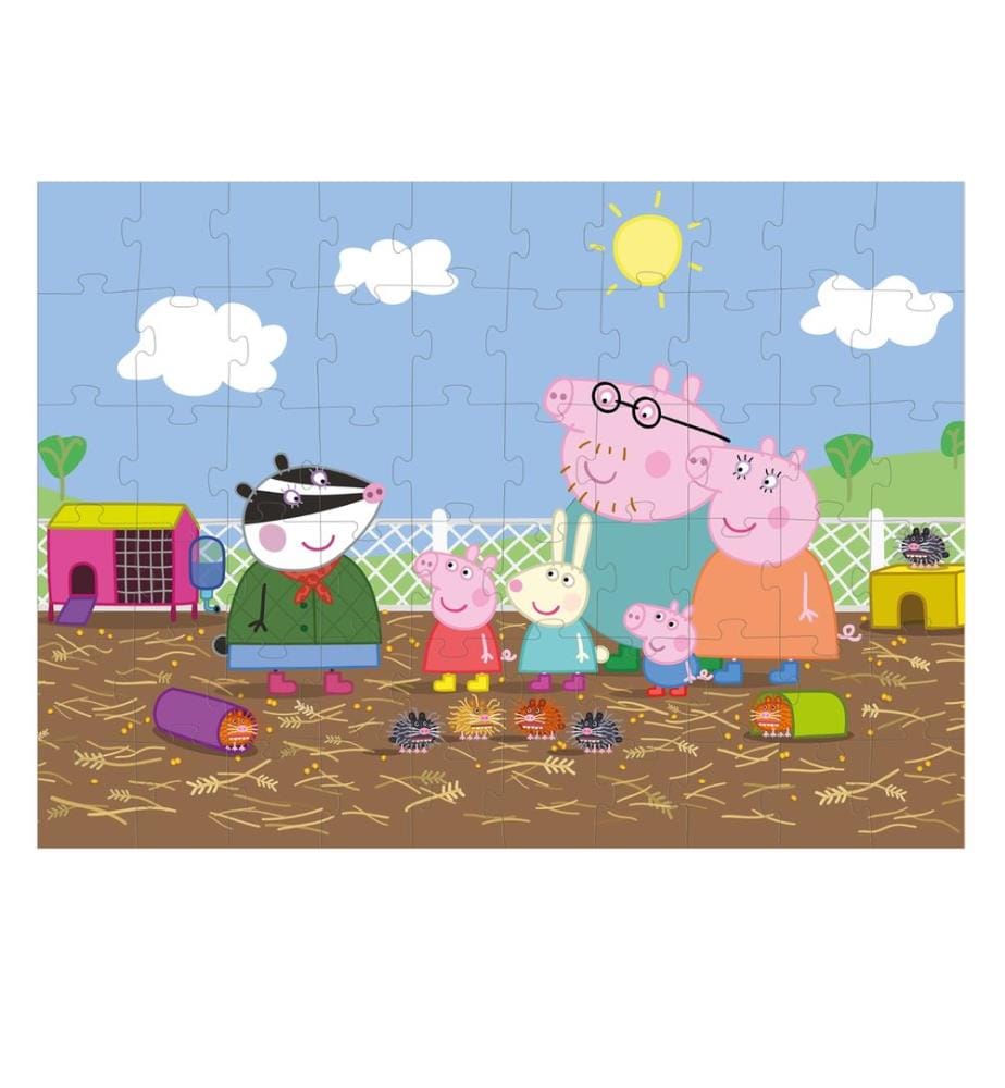 Puzzle avec pièce de jeu Peppa Pig Blaireau 60 pièces 4a+
