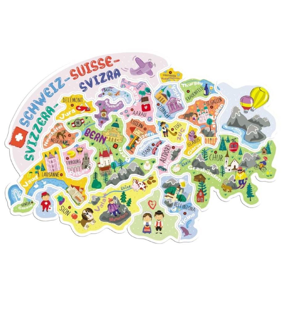 Jeu magnétique Suisse, 3a+