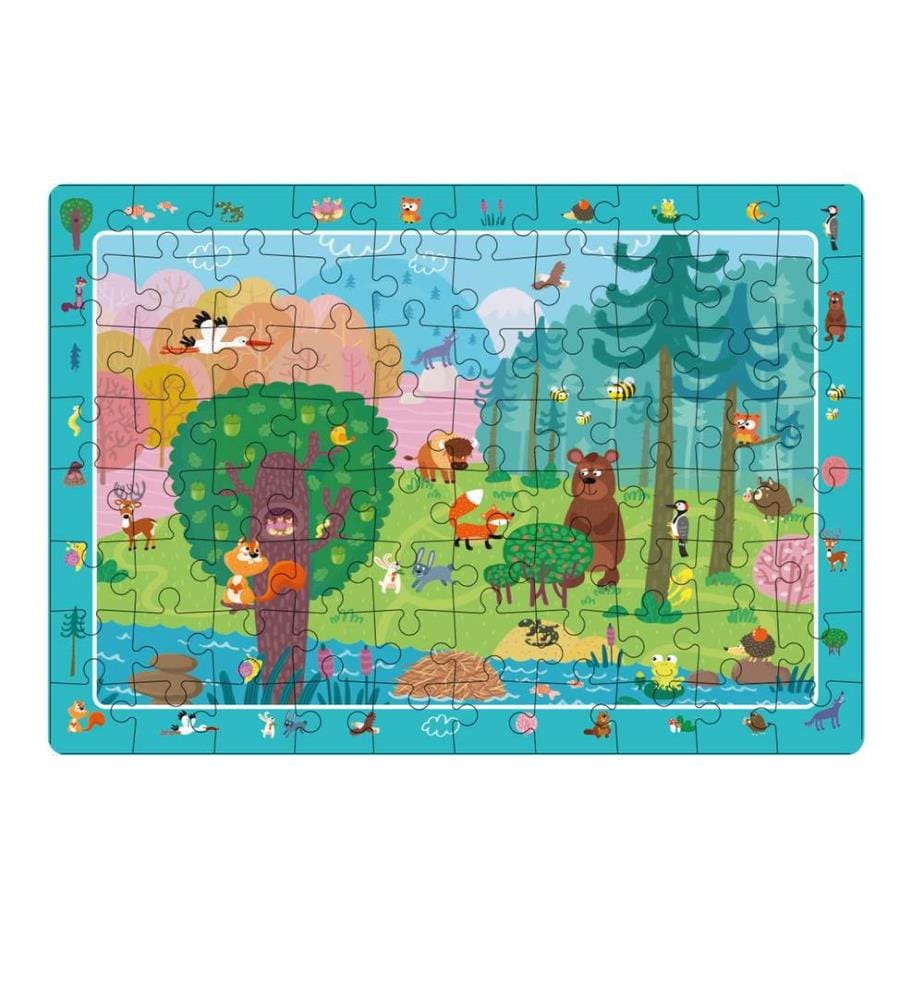 Puzzle dobservation Amis de forêt 80 éléments, 5a+