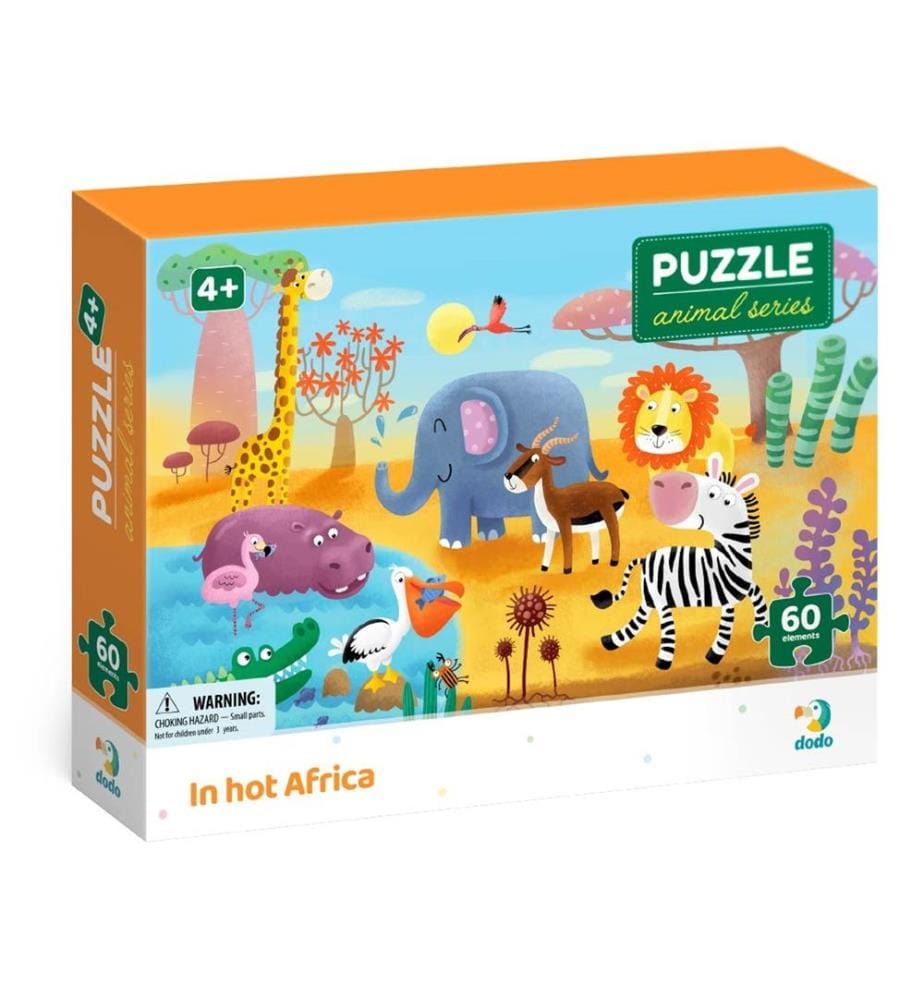 Puzzle Afrique 60 éléments, 4a+