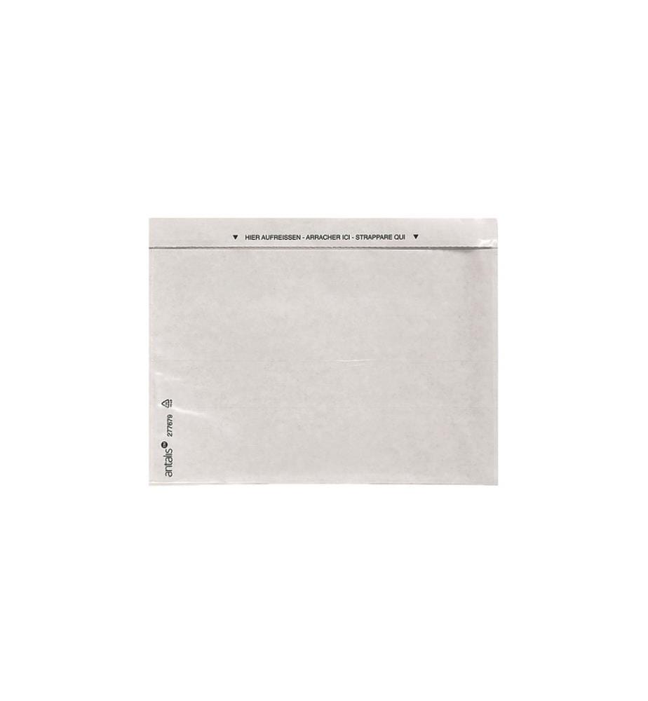 Antalis pochette pour documents C5 sans impression, 1000 pièces, transparent