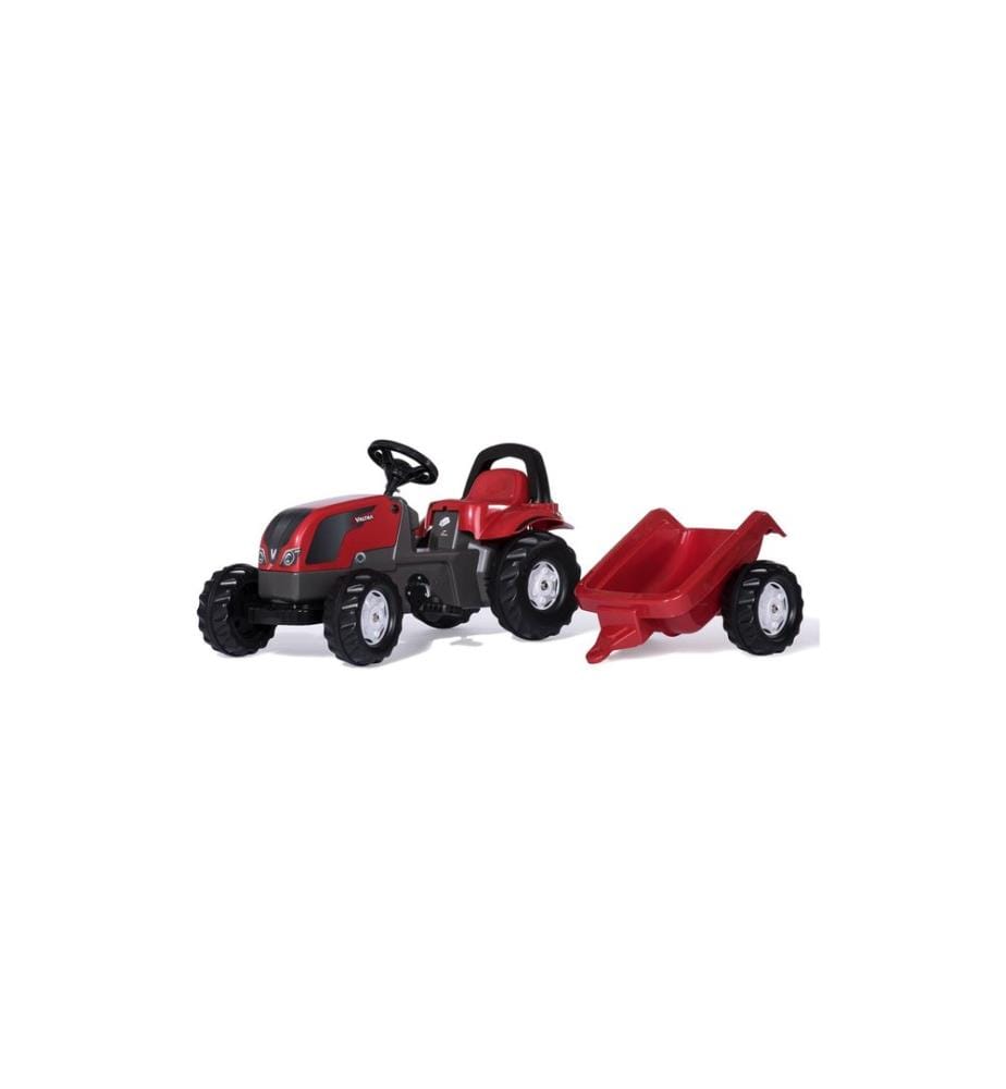 Rolly Toys - Véhicule à pédales Valtra avec remorque