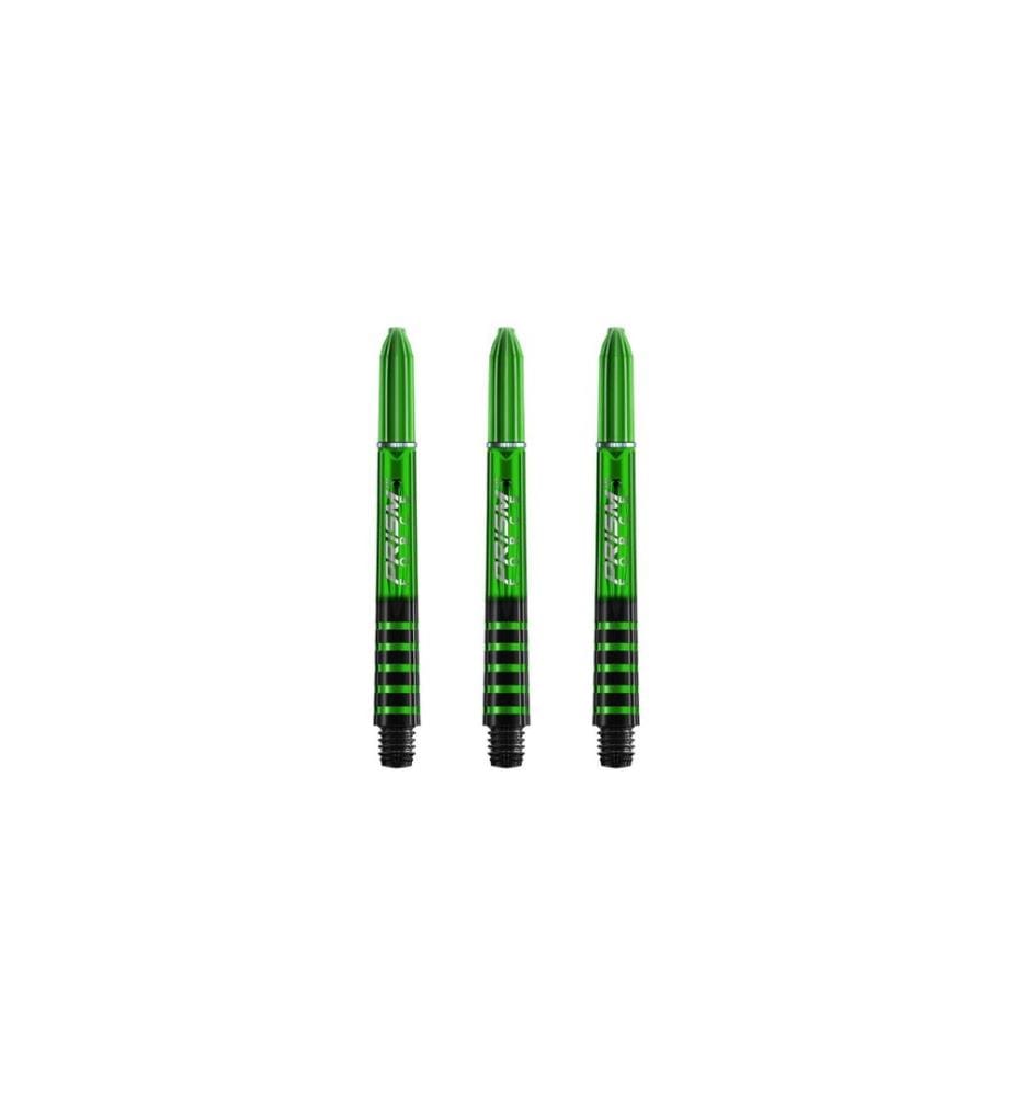 Winmau Tige Prism Force Intermédiaire 41 mm, 3 pièces  Vert