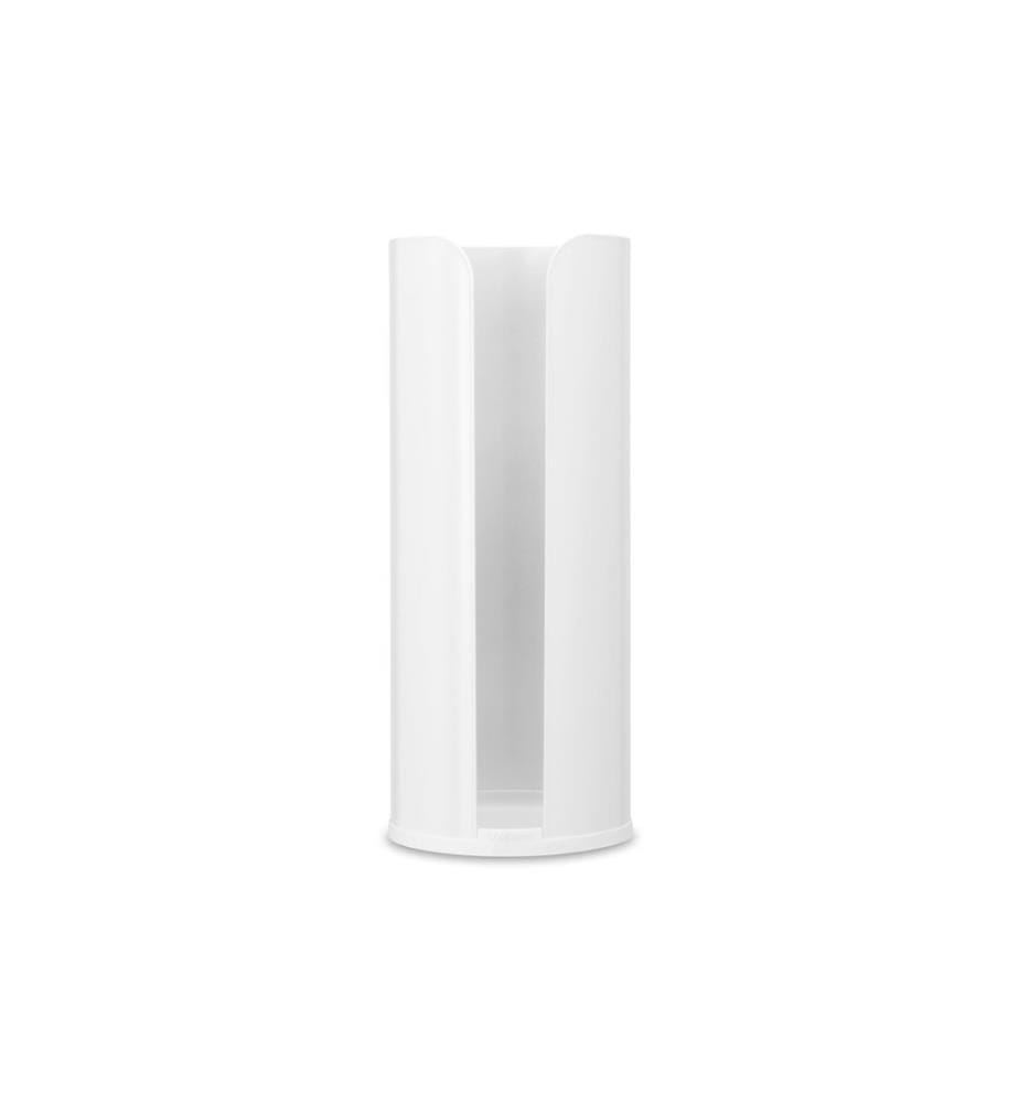 BRABANTIA - Porte-rouleau pour papier toilette ReNew pour 3 rouleaux, Blanc