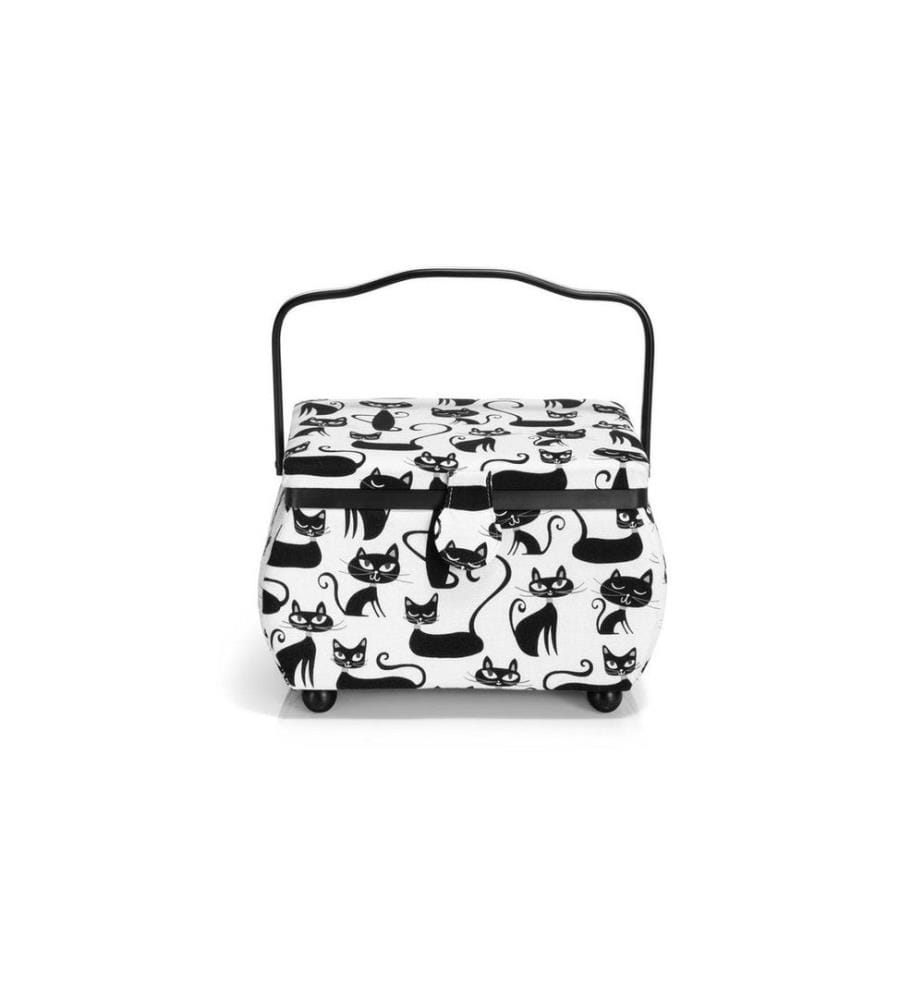 PRYM - Caisse de rangement Cats Noir/blanc, M