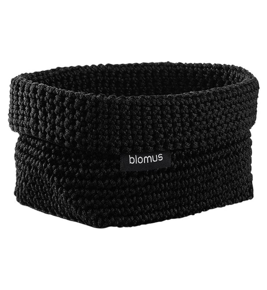 BLOMUS - Panier de rangement Tela M Noir