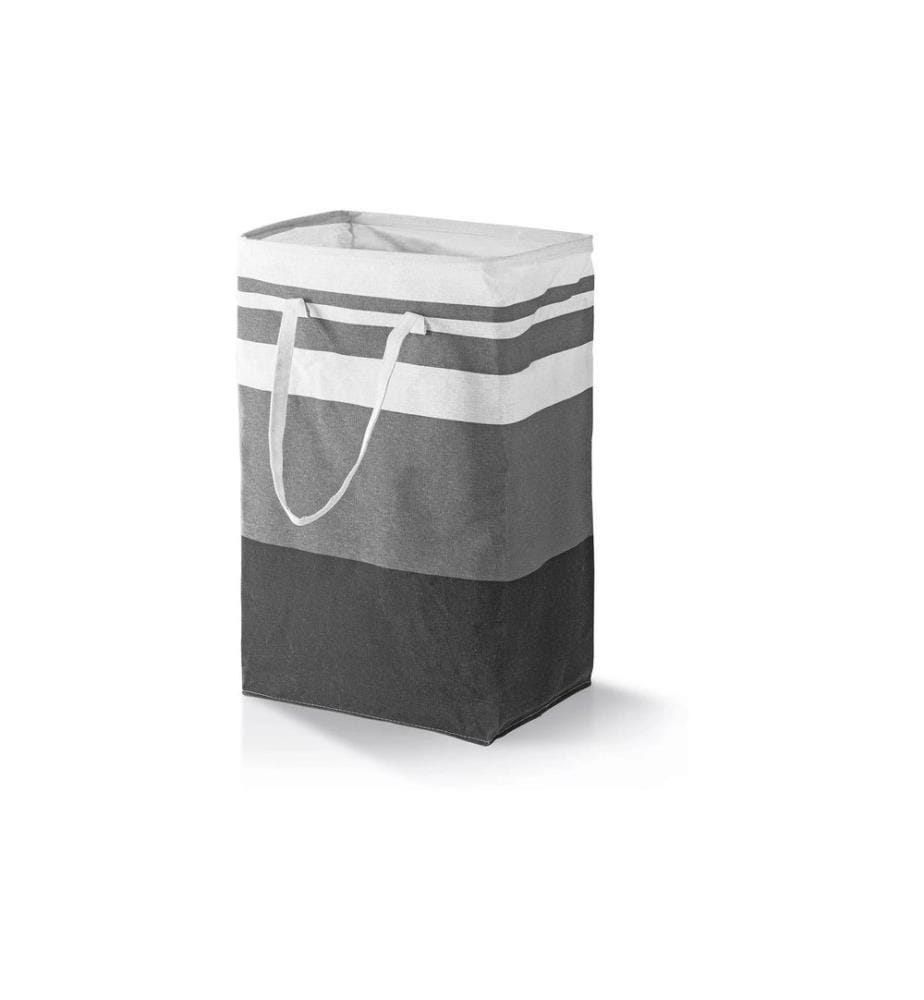 EASYMAXX - Panier de rangement pliable set de 2 75 l - Gris/Blanc