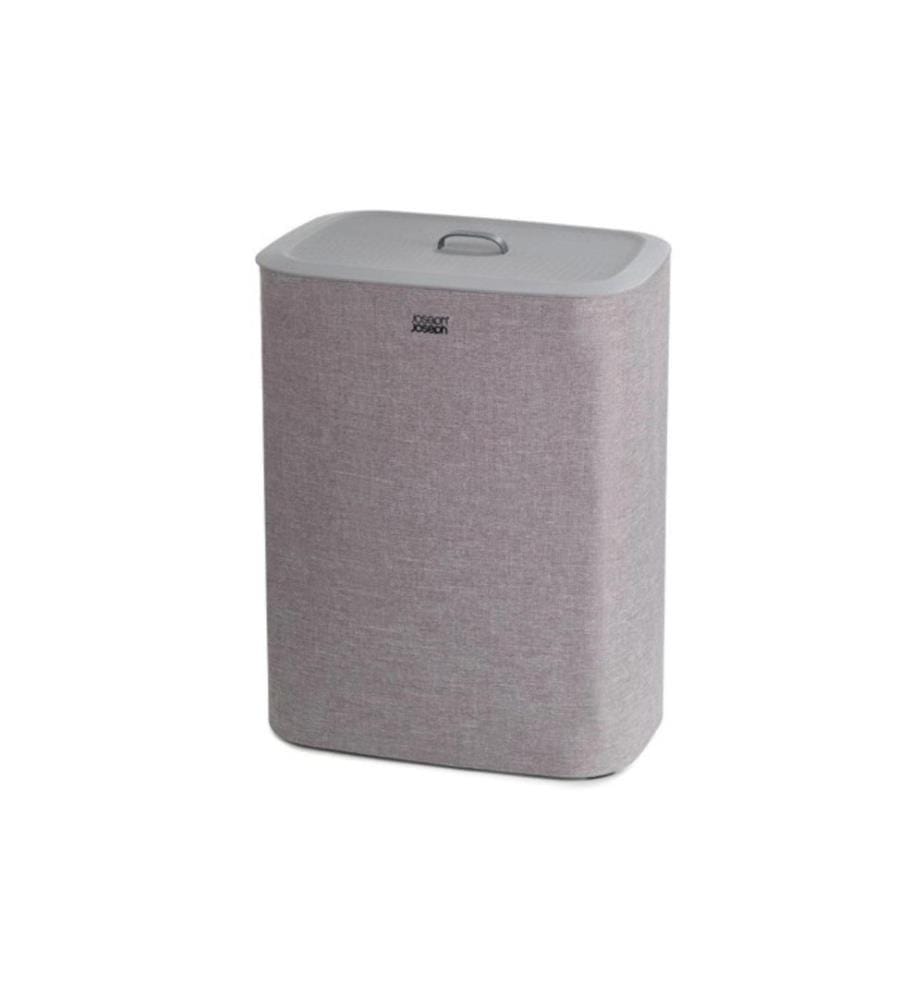 Joseph Joseph - Corbeille à lessive Tota 90 L, 2x 45 L, Gris