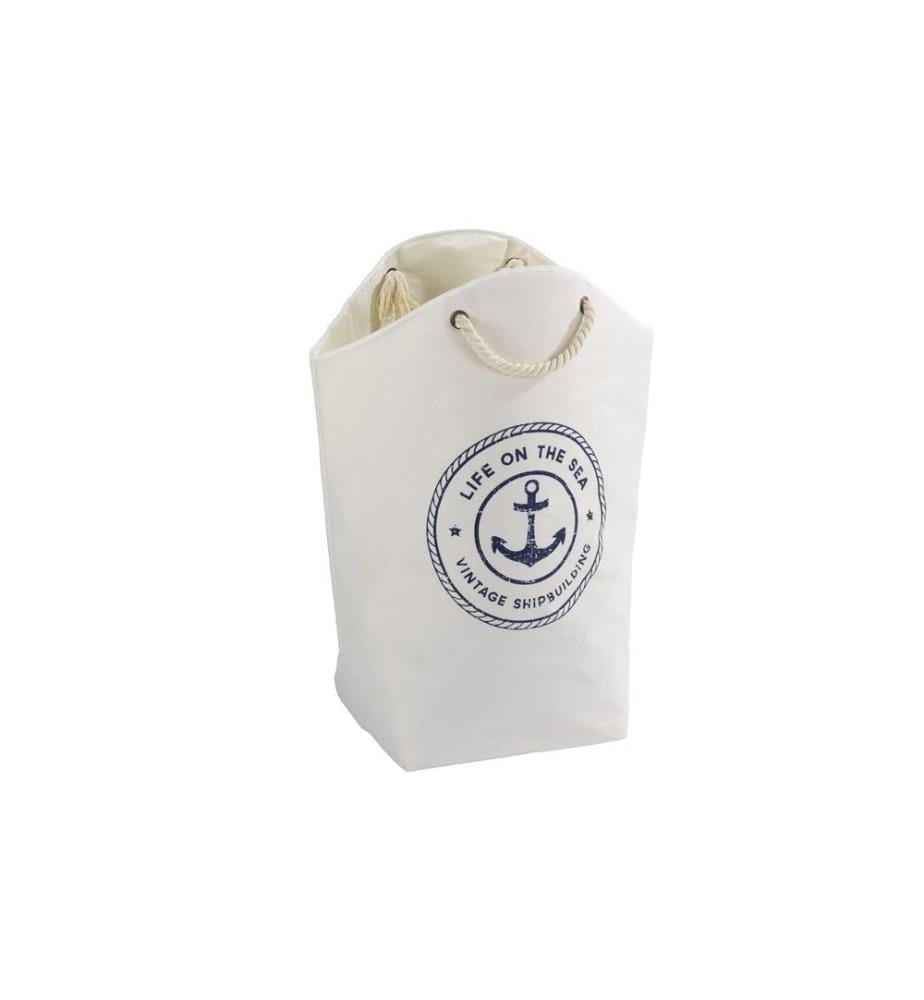 WENKO - Corbeille à lessive Sylt Shopper, 58 litres
