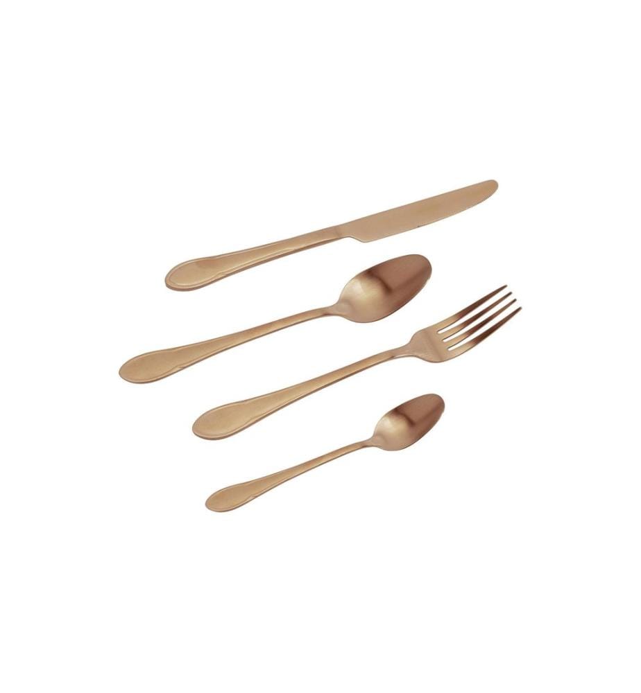 Kare Kits de couverts Cucina, 16 pièces, cuivre mat