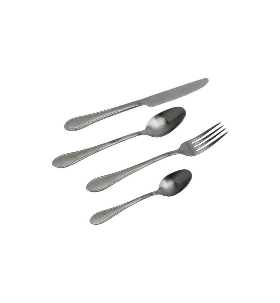 Kare Kits de couverts Cucina, 16 pièces, graphite mat