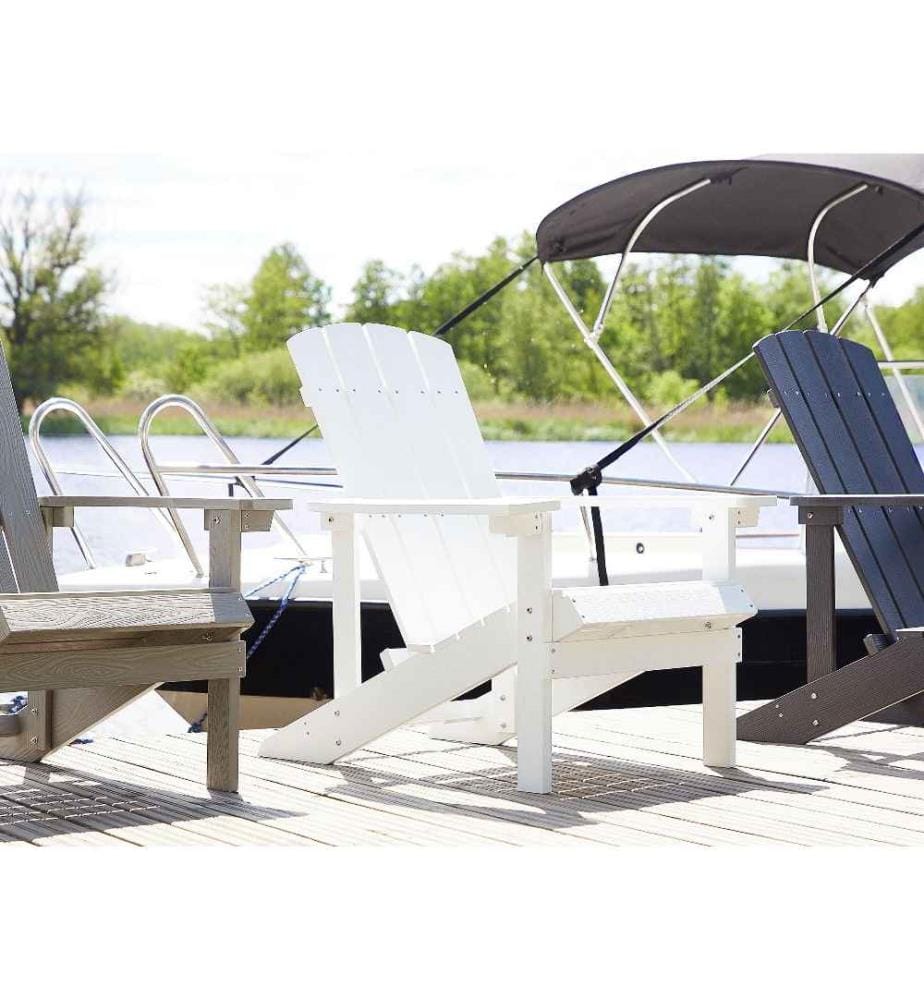 Chaise de jardin ADIRONDACK Blanc