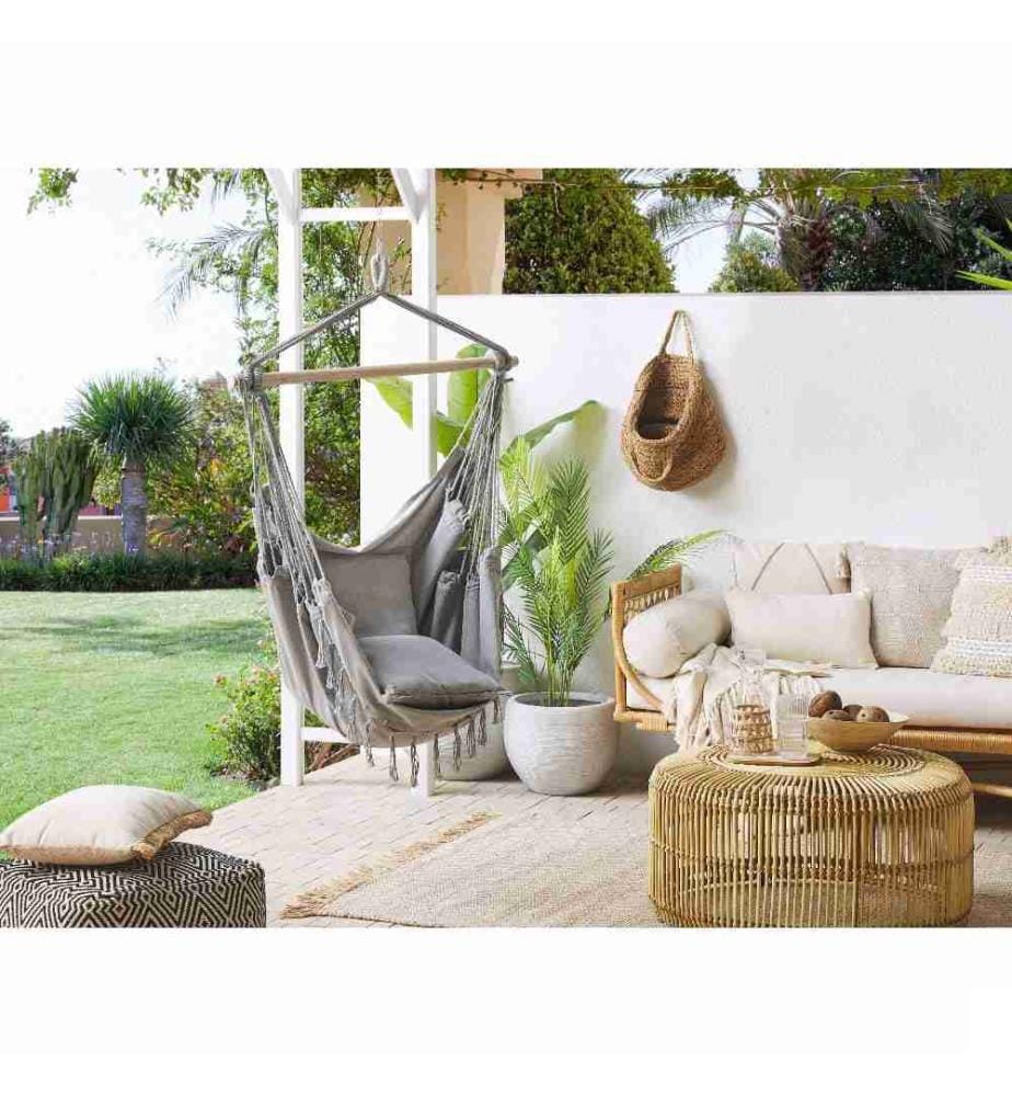 Fauteuil suspendu BONEA Coton Gris clair