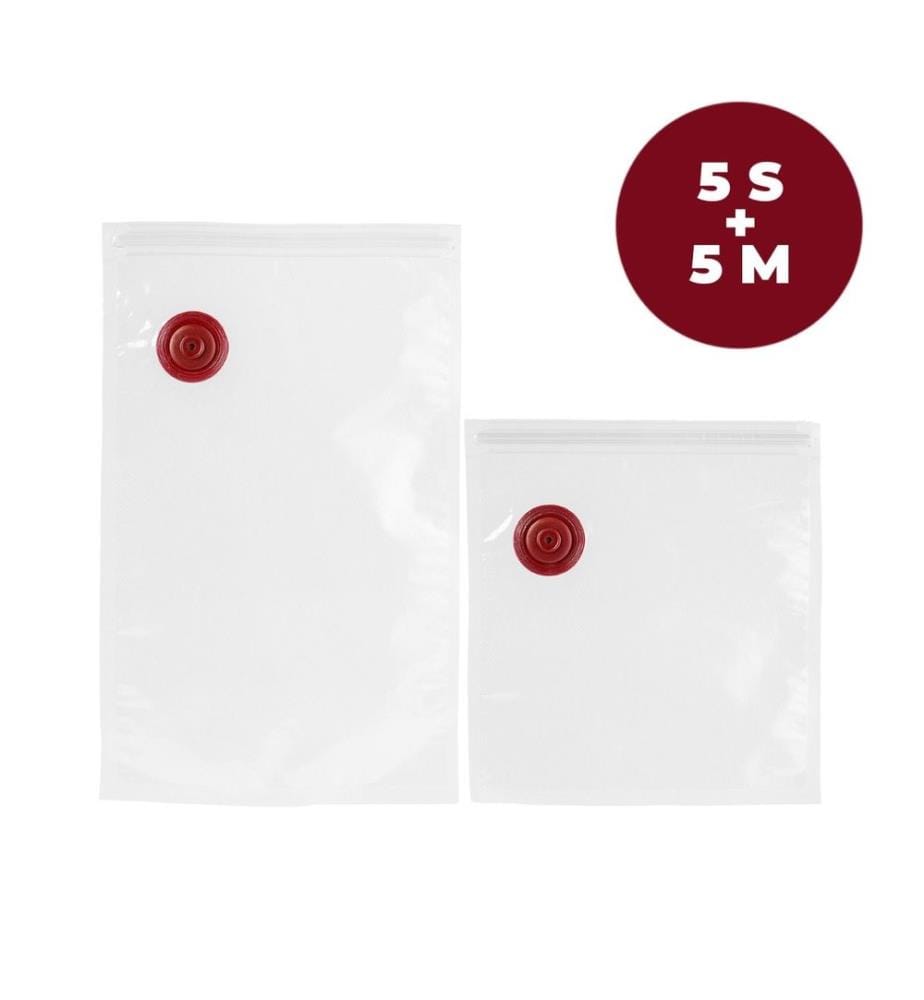 Mini sac à vide Icon taille S/M Réutilisable et facile à nettoyer
