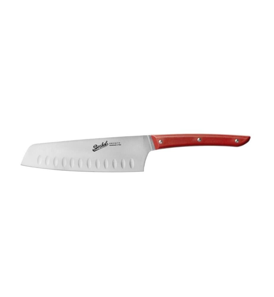 Color rouge - Couteau Santoku 18 cm