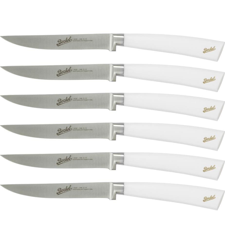 Elegance Weiss - Set de 6 couteaux à steak