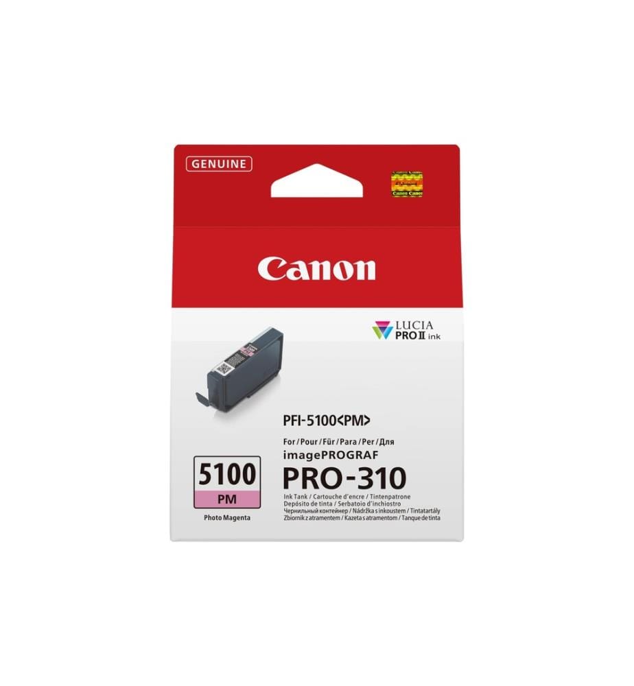CANON - Encre PFI-5100PM Photo Magenta