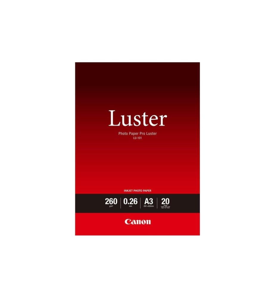 CANON - Papier photo LU-101 A3 260 g/m² 20 Pièce/s