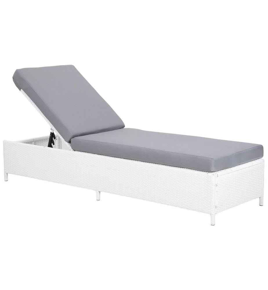 Transat avec coussin TURIN Blanc