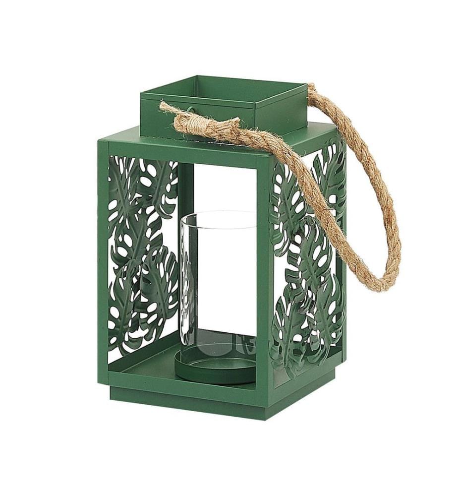 Lanterne UNIMAK Métal 25 cm Vert