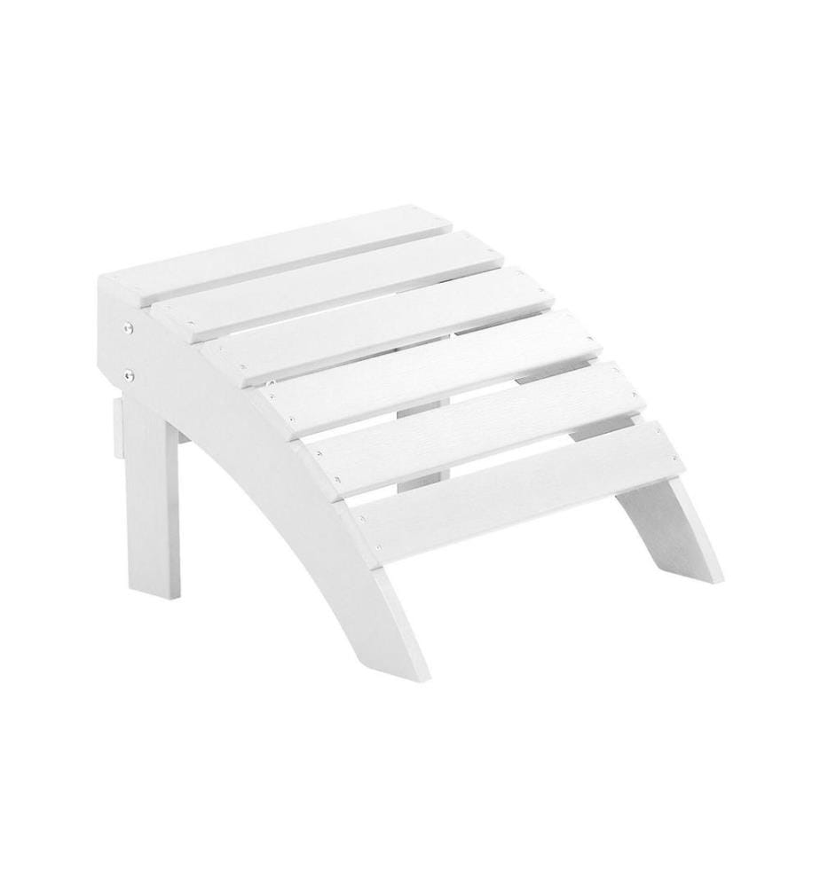 Pouf de jardin ADIRONDACK Blanc