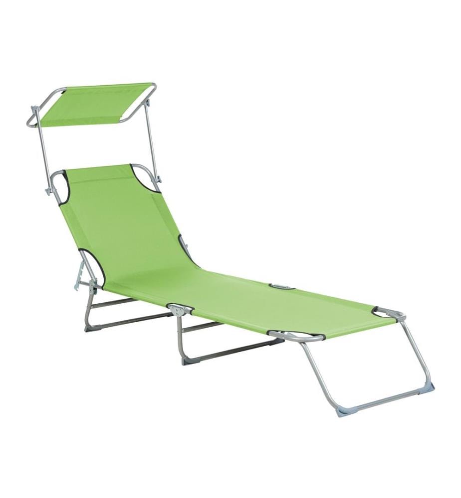 Transat FOLIGNO II Métal Vert citron