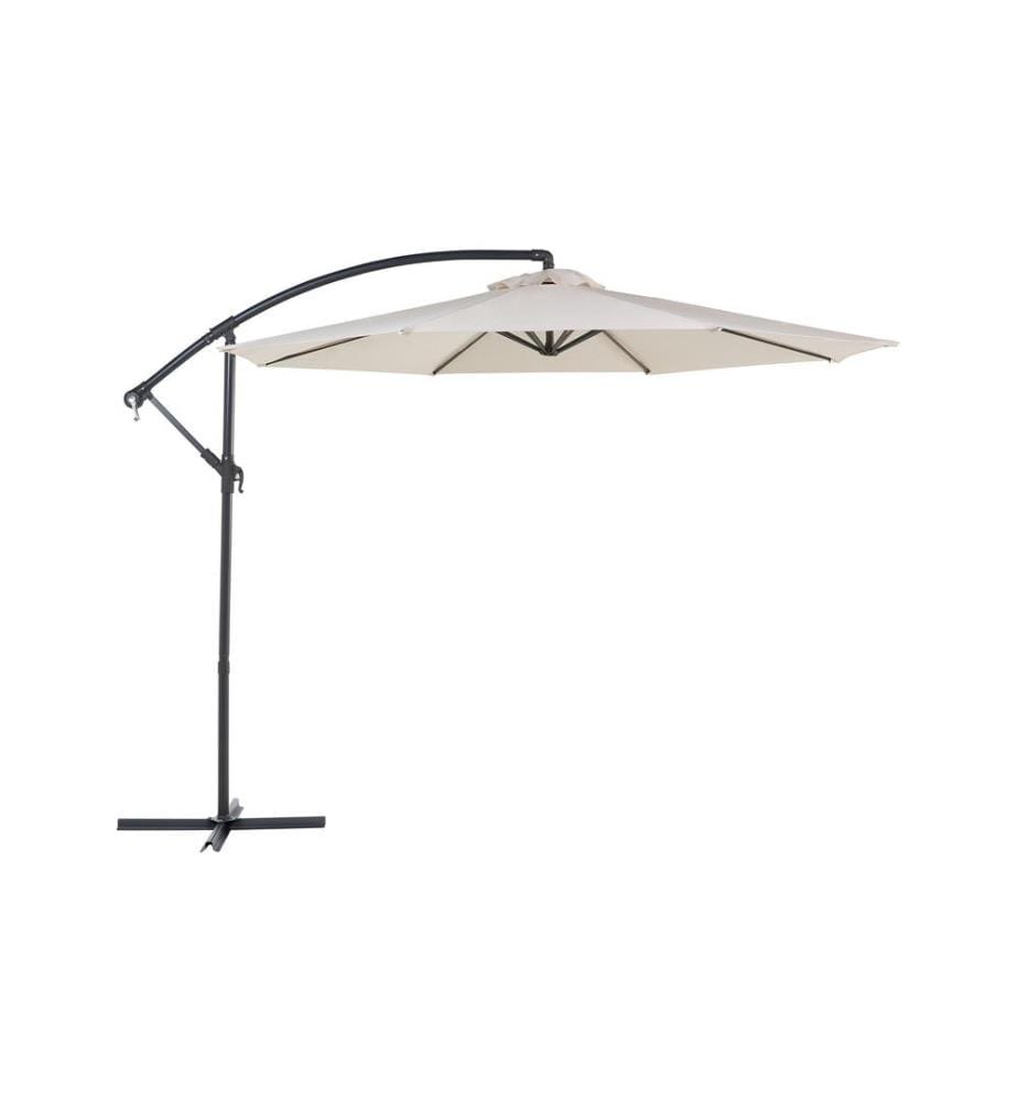 Parasol déporté 300 cm RAVENNA Beige clair