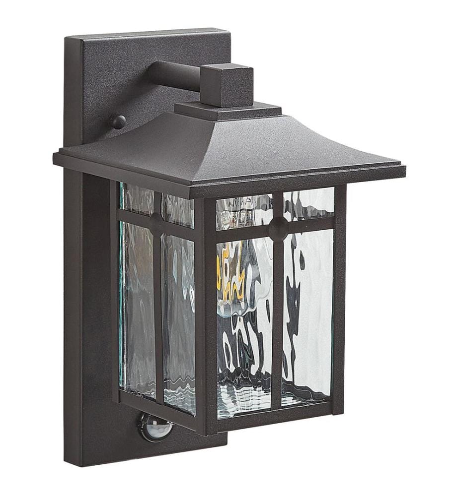 Lampe murale pour l'extérieur TEVIOT Avec détecteur de mouvement Noir