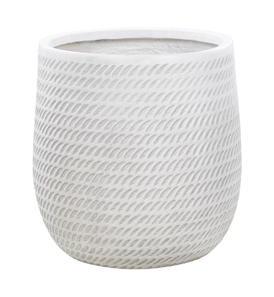 Cache-pot LIVADIA 39 cm Blanc cassé