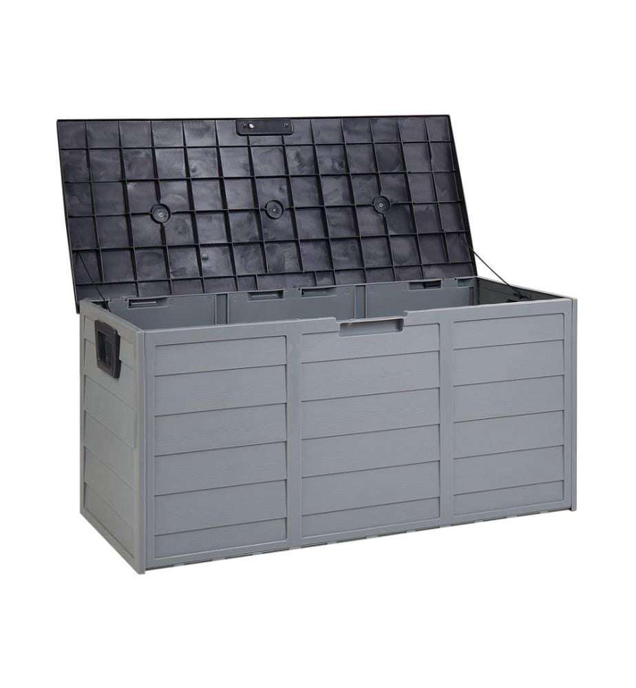 Coffre de rangement LOCARNO 112 cm 50 cm Gris