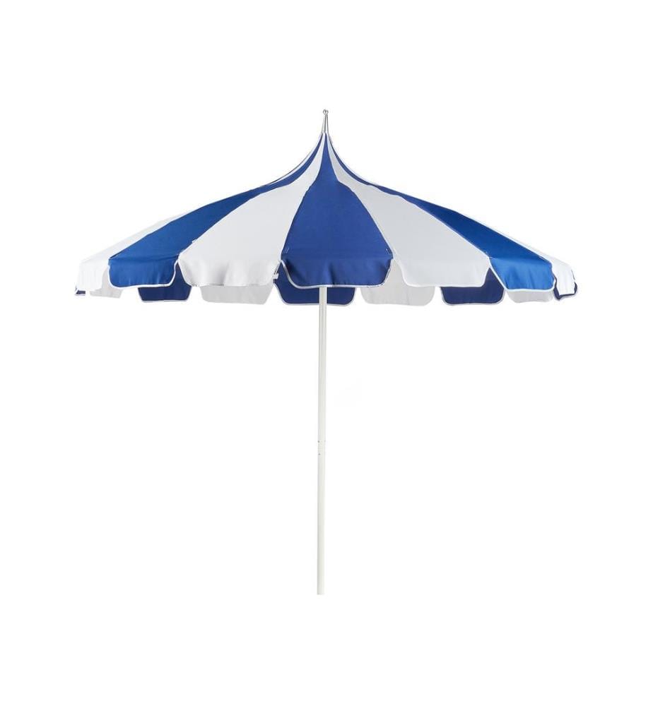 Parasol 245 cm MINOA Blanc/bleu