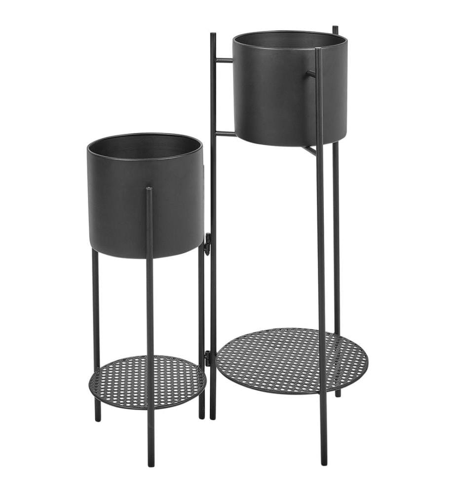 Support de pots ULMUS Métal 58 cm Noir